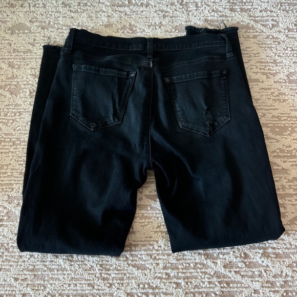 J Brand Black Skinny Distressed Jeans Size 26 - Picture 5 of 6